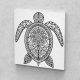 Kreatív festés maradék festékek felhasználásához teknős