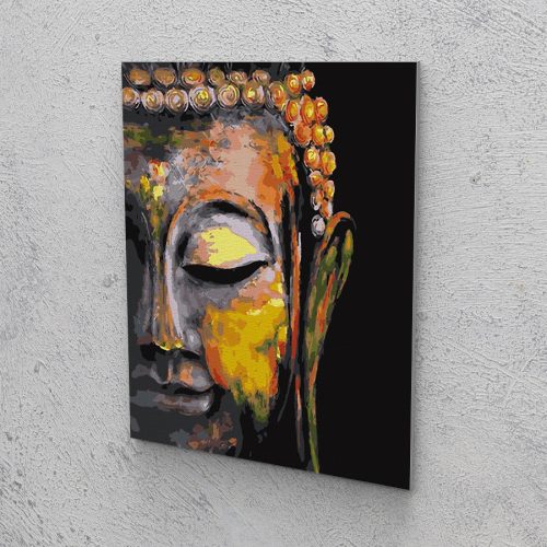 Buddha arca festés számok alapján kreatív készlet keret nélkül 60x70