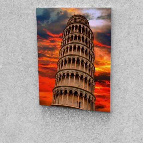 Pisa festés számok alapján kreatív készlet keret nélkül 40x50
